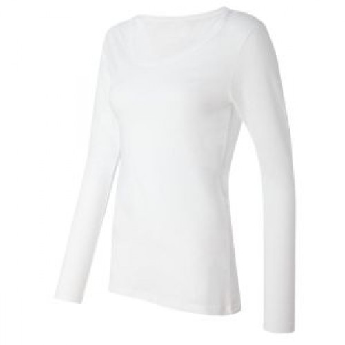 Buy Adar Womens Comfort Long Sleeve T-Shirt Underscrub Tee - 2900 - Black -  L at