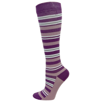 Purple Stripes Fashion Compression Sock - 92305