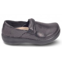 Savvy Daisy Nursing Shoe - Black Silver