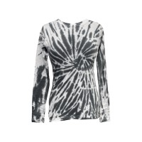  Tie Dye Long Sleeve Underscrub Tee - Grey- 92116